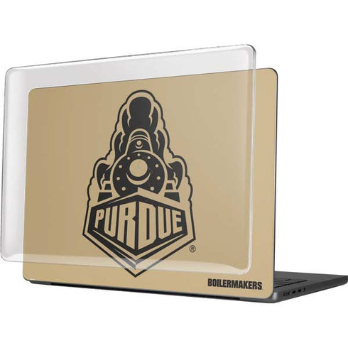 Purdue Gold Signature Logo MacBook Pro 14in (2021-24) Case plus Skin